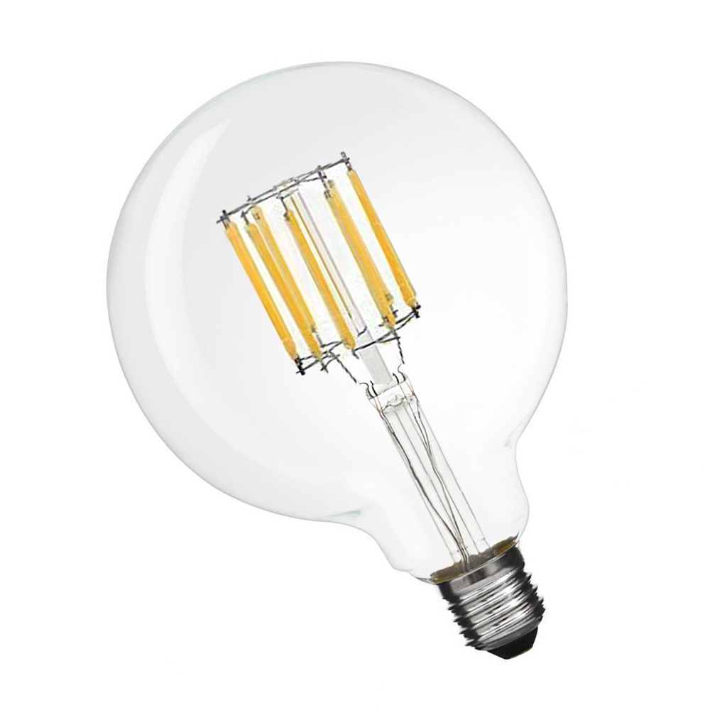 INCANTO E27 LED Filament Globe = 100W G125-10W 2700K Glühbirne Lampe 