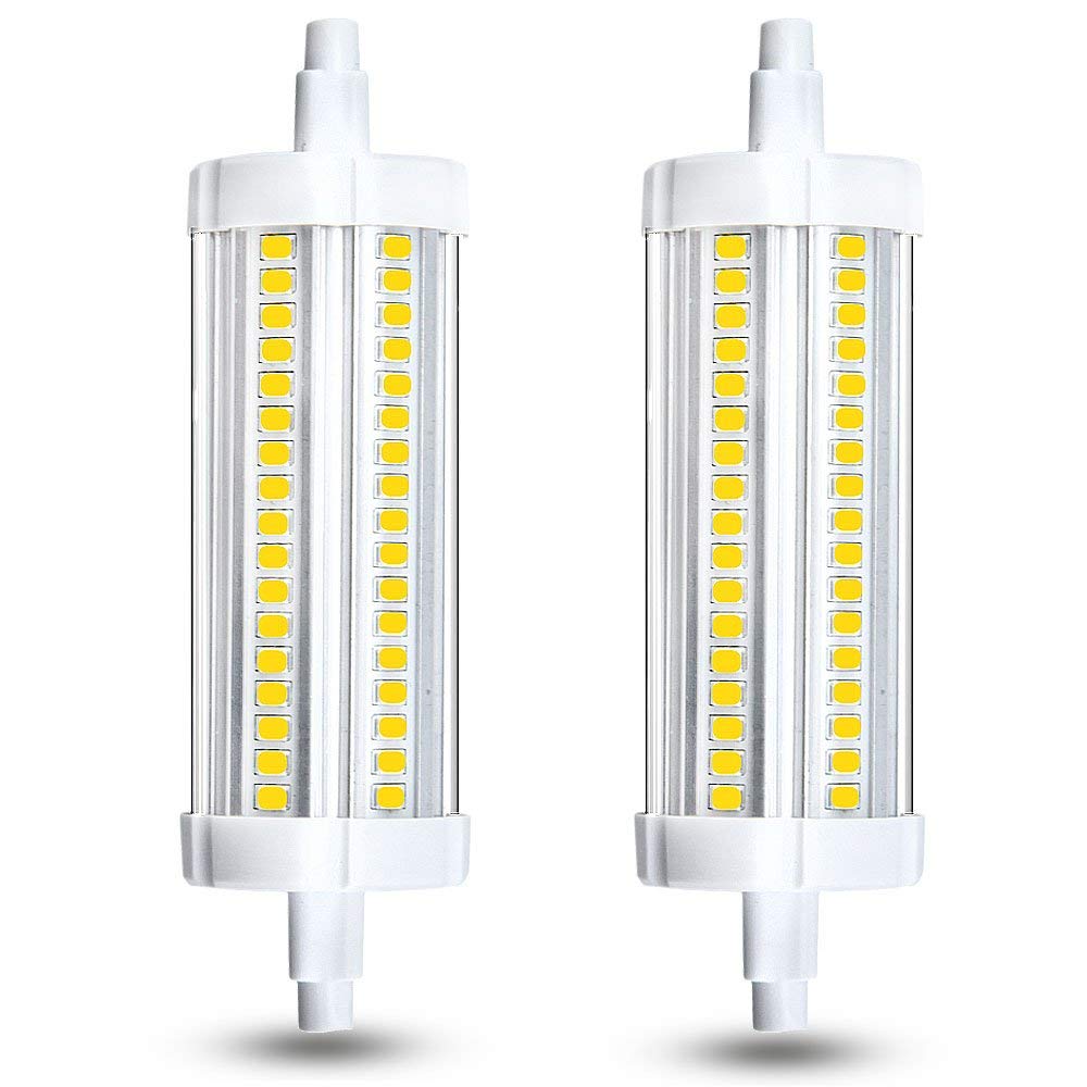 3-Packs 200W Halogen Replacement UYBAG Dimmable R7S LED Bulb 118mm Warm White 3000K Dimmable Double Ended J Type T3 J118 COB Filament Chip Floodlight Bulb